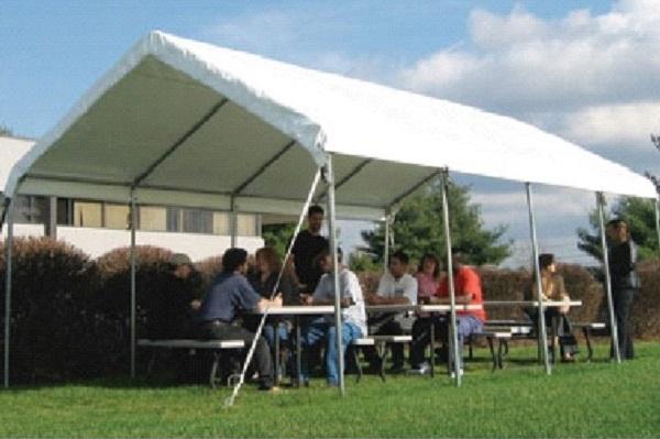 18'Wx50'Lx11'6"H storage tent canopy